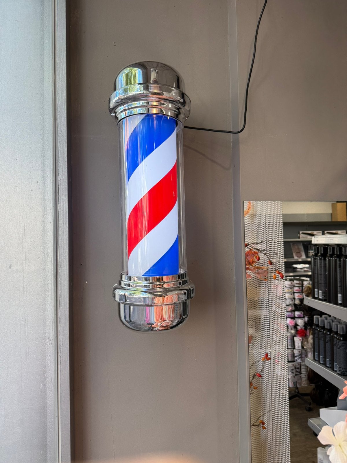 Kapperspaal nieuw in doos, Kunststof, Geschikt voor buiten, Nieuw, Buitenlamp