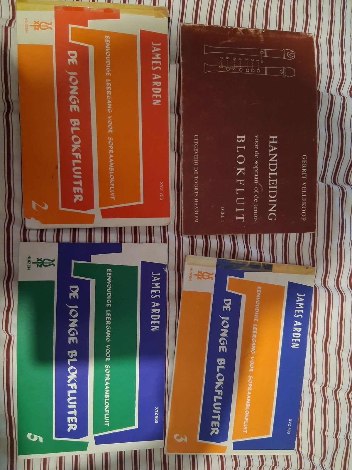 Blokfluit lesboeken: De Jonge Blokfluiter, Ophalen, Gebruikt, Sopraan of Sopranino