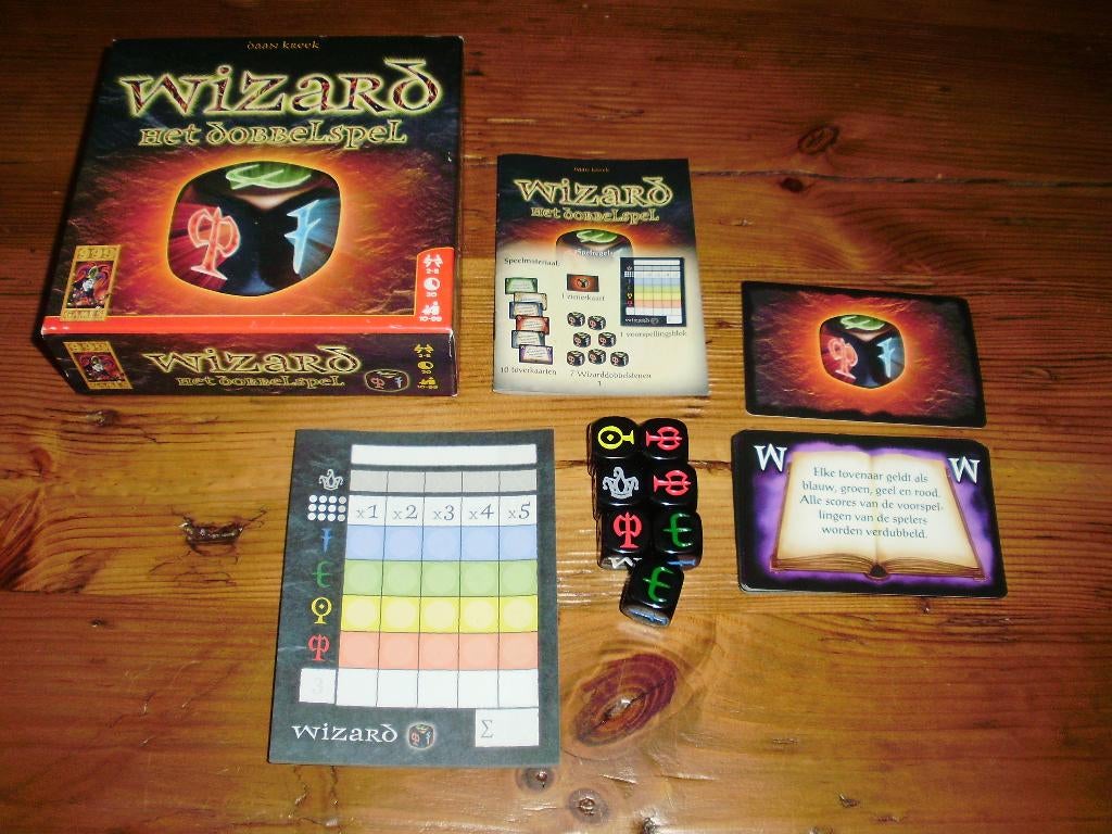 Wizard  / het dobbelspel / spel, Ophalen of Verzenden, Gebruikt