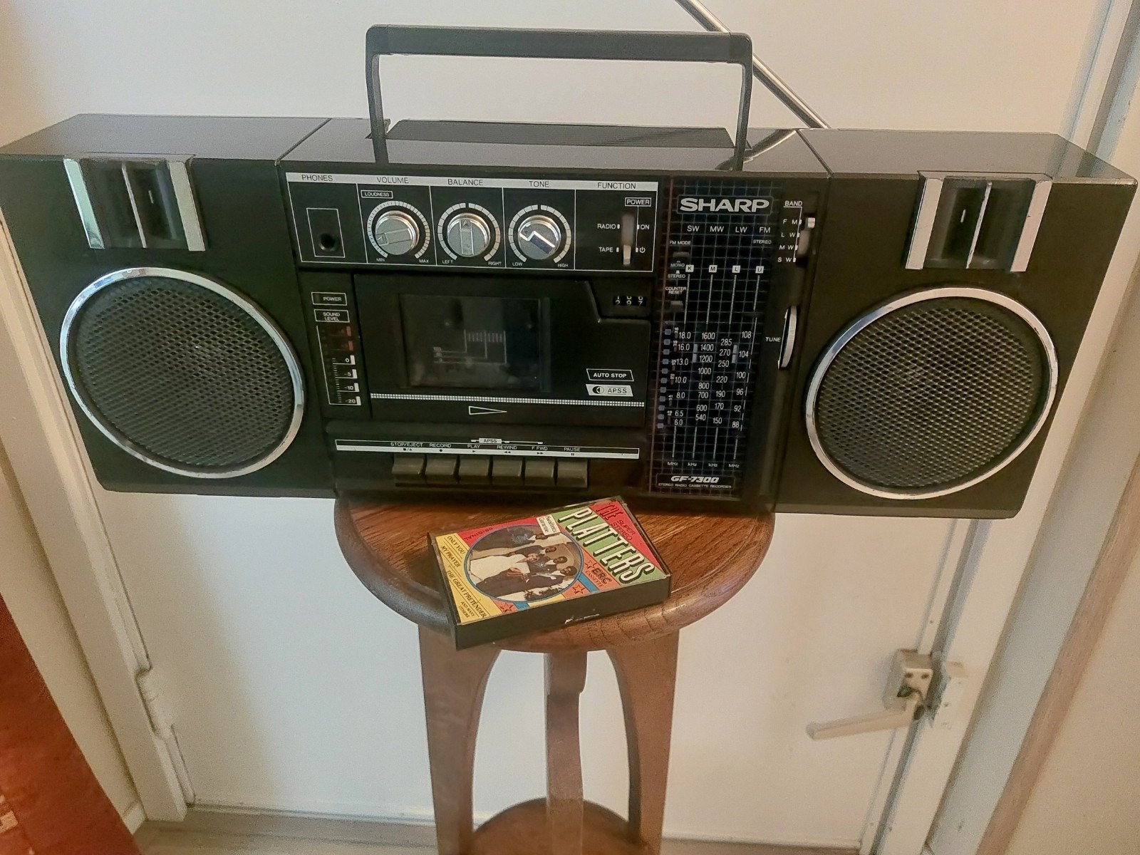 Sharp GF-7300 boombox ghettoblaster, Ophalen of Verzenden, Gebruikt, Overige typen