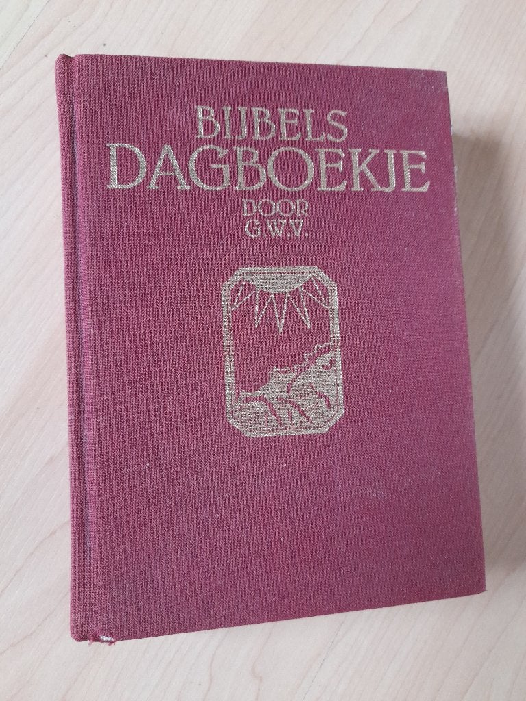BIJBELS DAGBOEKJE door GWV, Ophalen of Verzenden, Gelezen