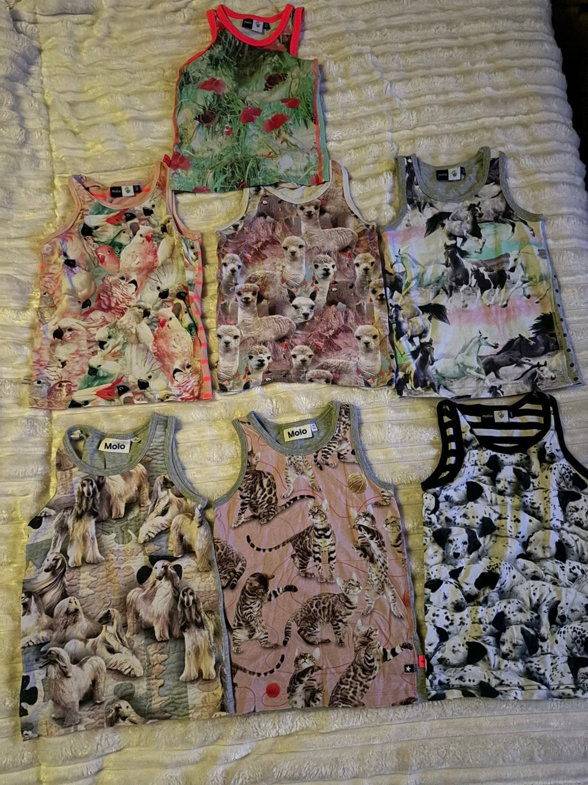 7 mooie Molo tops hemden 110-116!, Ophalen of Verzenden, Zo goed als nieuw, Meisje, Nacht- of Onderkleding