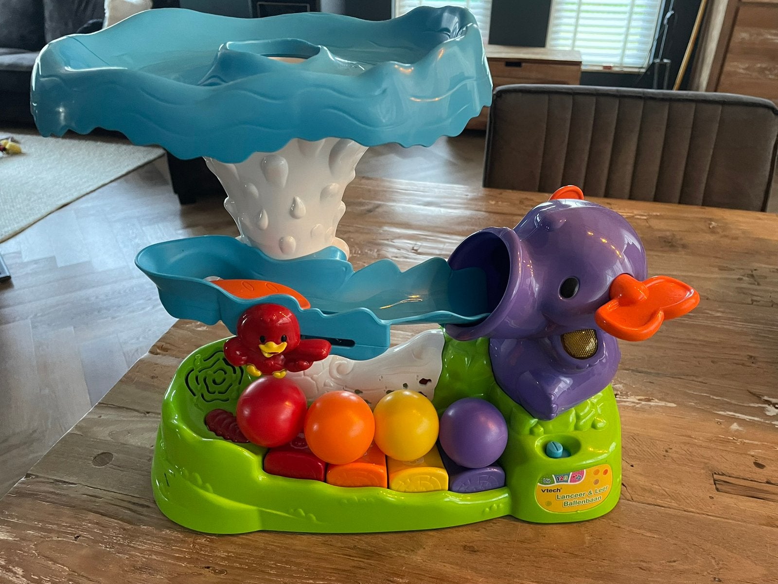 Vtech lanceer en leer ballenbaan, Kinderen en Baby's, Speelgoed | Vtech, Ophalen of Verzenden, Gebruikt, 6 maanden tot 2 jaar