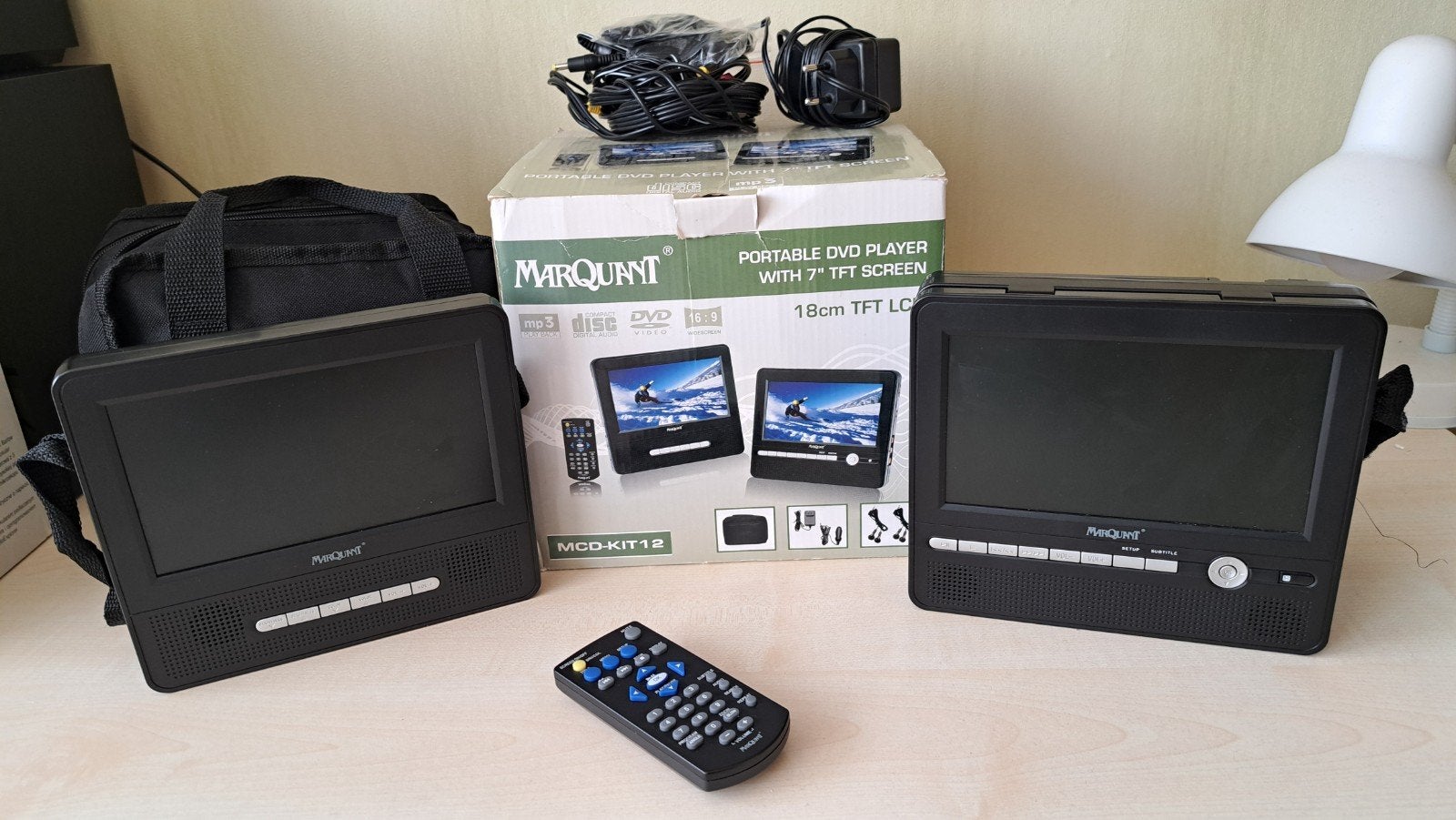 Marquant MCD-KIT12 Draagbare DVD Speler voor op reis, Ophalen of Verzenden