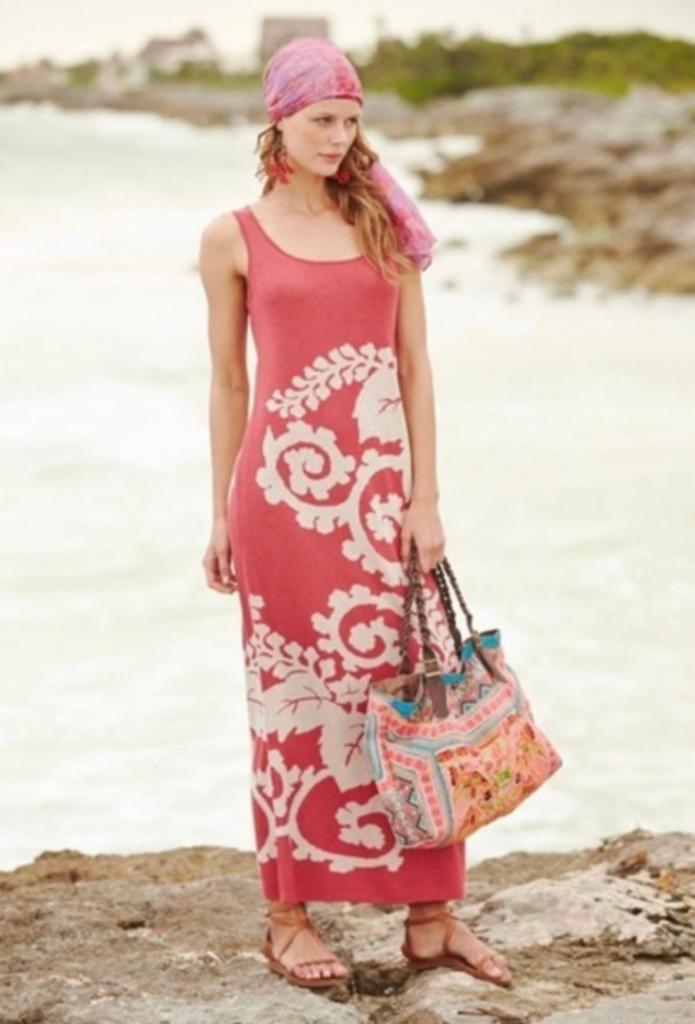 Peruvian Connection Nieuw Jurk Dress Katoen Maxi Rose Floral, Kleding | Dames, Jurken, Maat 42/44 (L), Nieuw, Ophalen of Verzenden