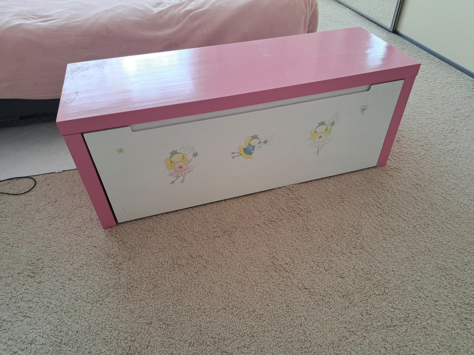 IKEA Opbergbank Roze/Wit, Ophalen, Gebruikt, Overige typen