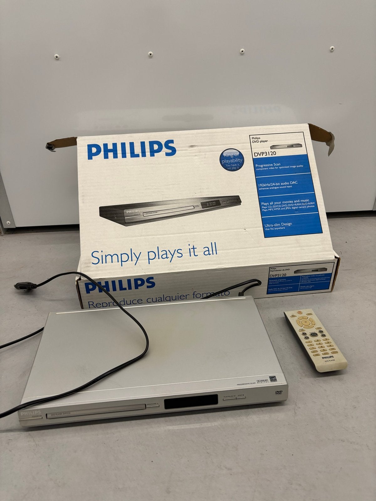 Philips DVP3120 DVD-speler - Zo goed als nieuw, Ophalen, Zo goed als nieuw, Dvd-speler, Philips
