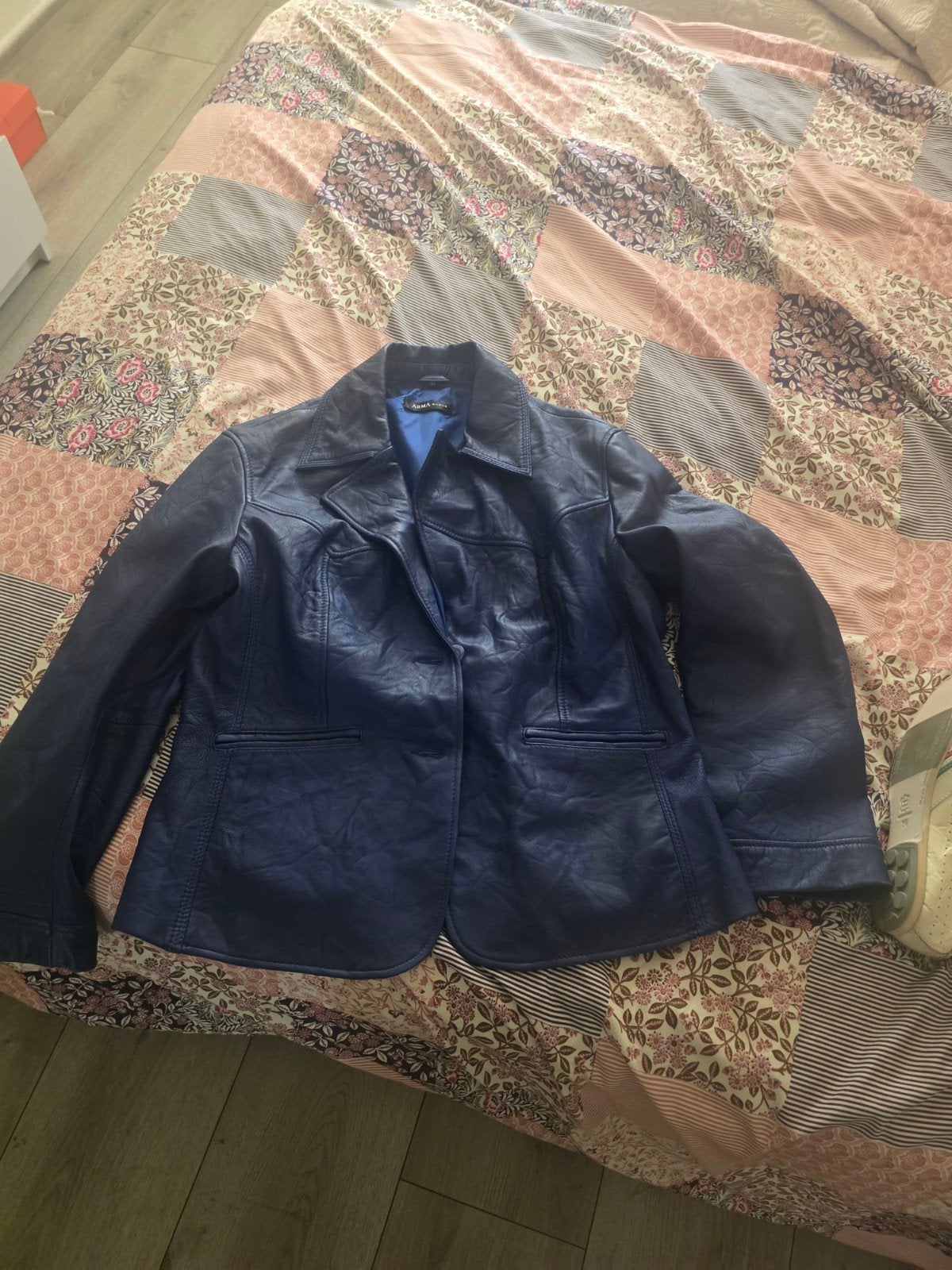 ARMA leer dames jas, Ophalen of Verzenden, Nieuw, Maat 46/48 (XL) of groter, Blauw