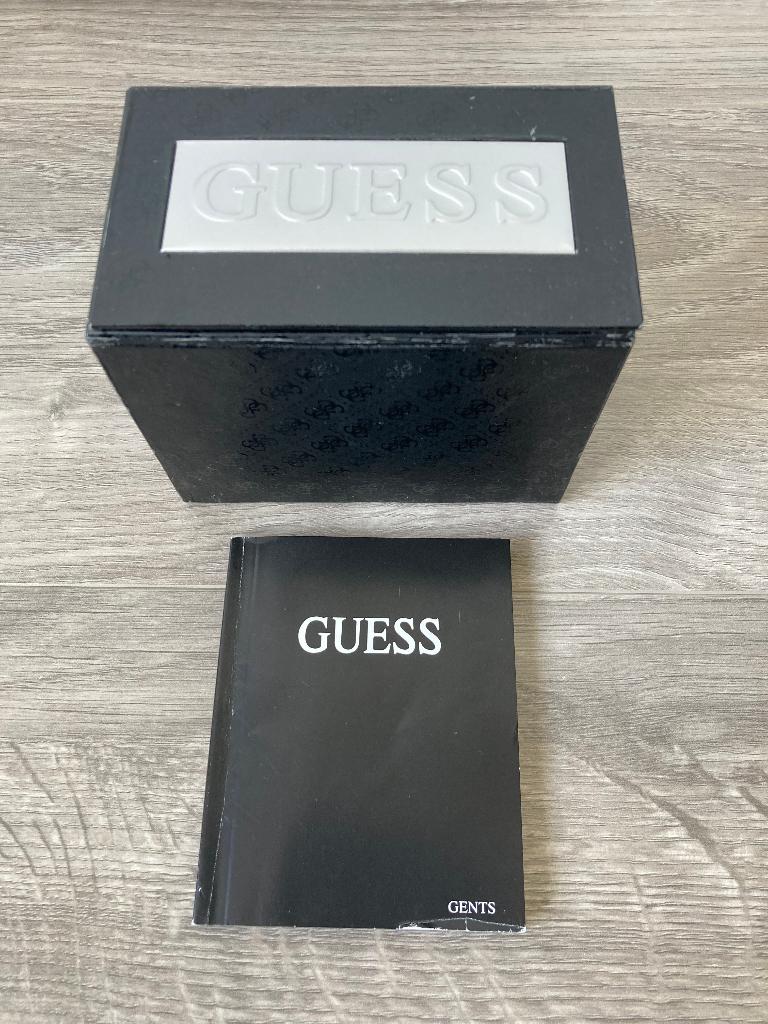 Horloge Guess Gents Steel, Ophalen of Verzenden, Gebruikt, Staal, Overige merken