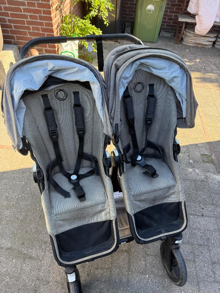 Tweeling kinderwagen, Kinderen en Baby's, Kinderwagens en Combinaties, Ophalen, Gebruikt, Combiwagen, Duowagen