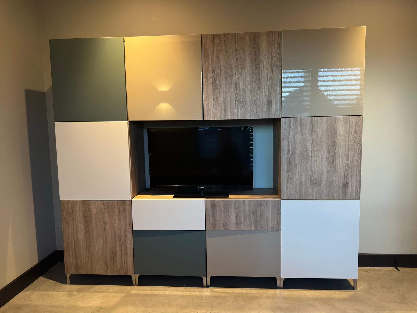 IKEA Besta kast - TV meubel (exclusief TV), Ophalen, Gebruikt, 150 tot 200 cm, 25 tot 50 cm