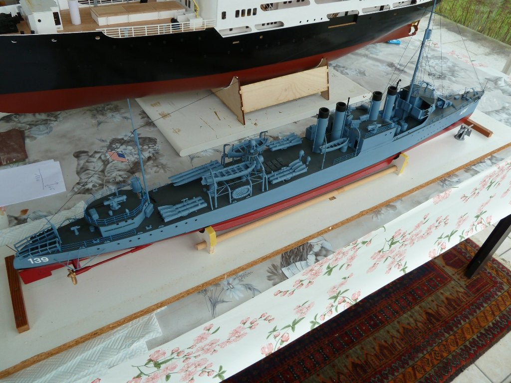 DD.139 USS Ward -1/96, Hobby en Vrije tijd, Modelbouw | Boten en Schepen, Ophalen, Nieuw, 1:50 tot 1:200, Overige merken