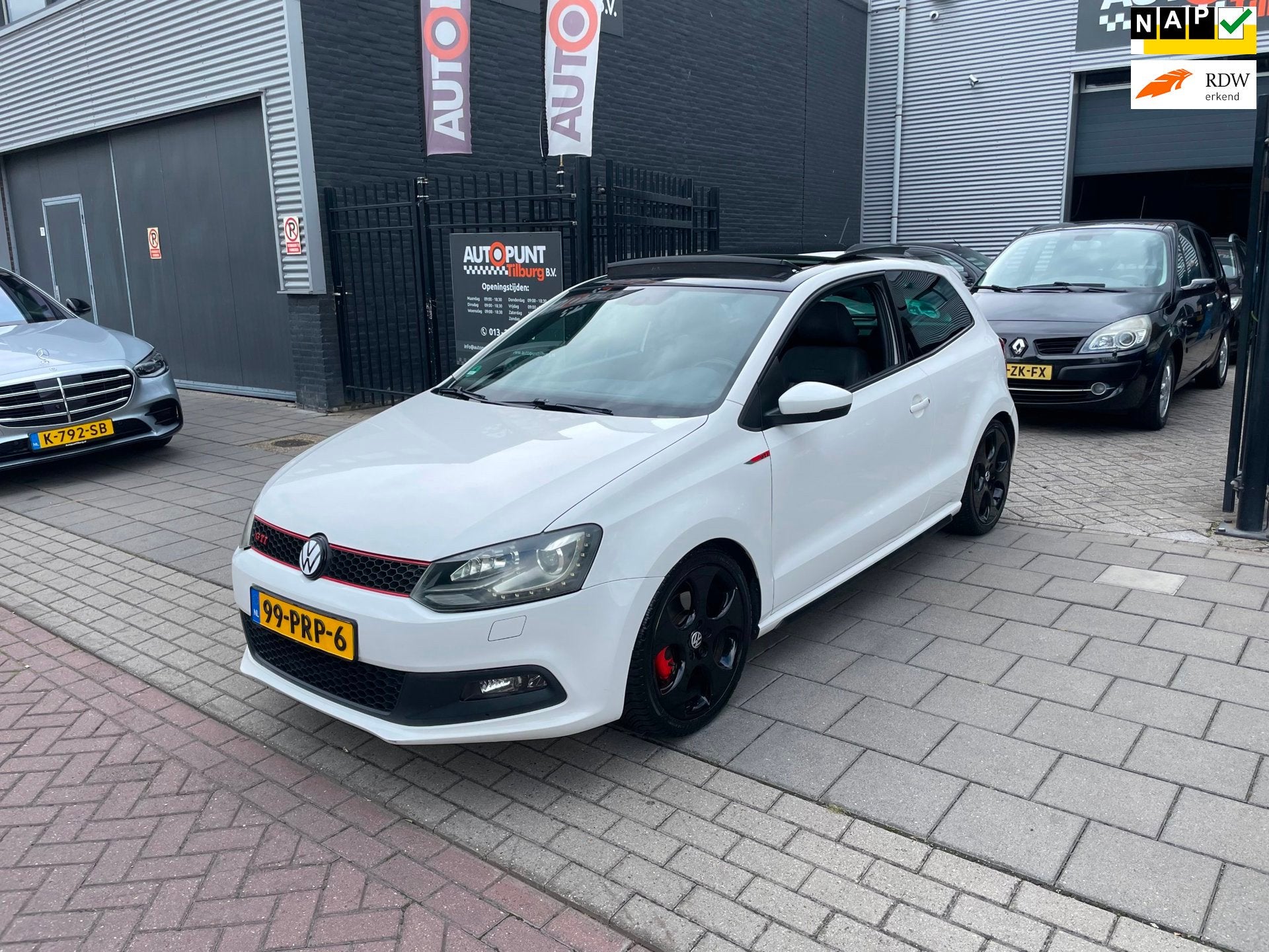 Volkswagen Polo 1.4 TSI GTI DSG Trekhaak Pano Airco NAP APK, Auto's, Euro 5, 4 cilinders, Wit, Origineel Nederlands