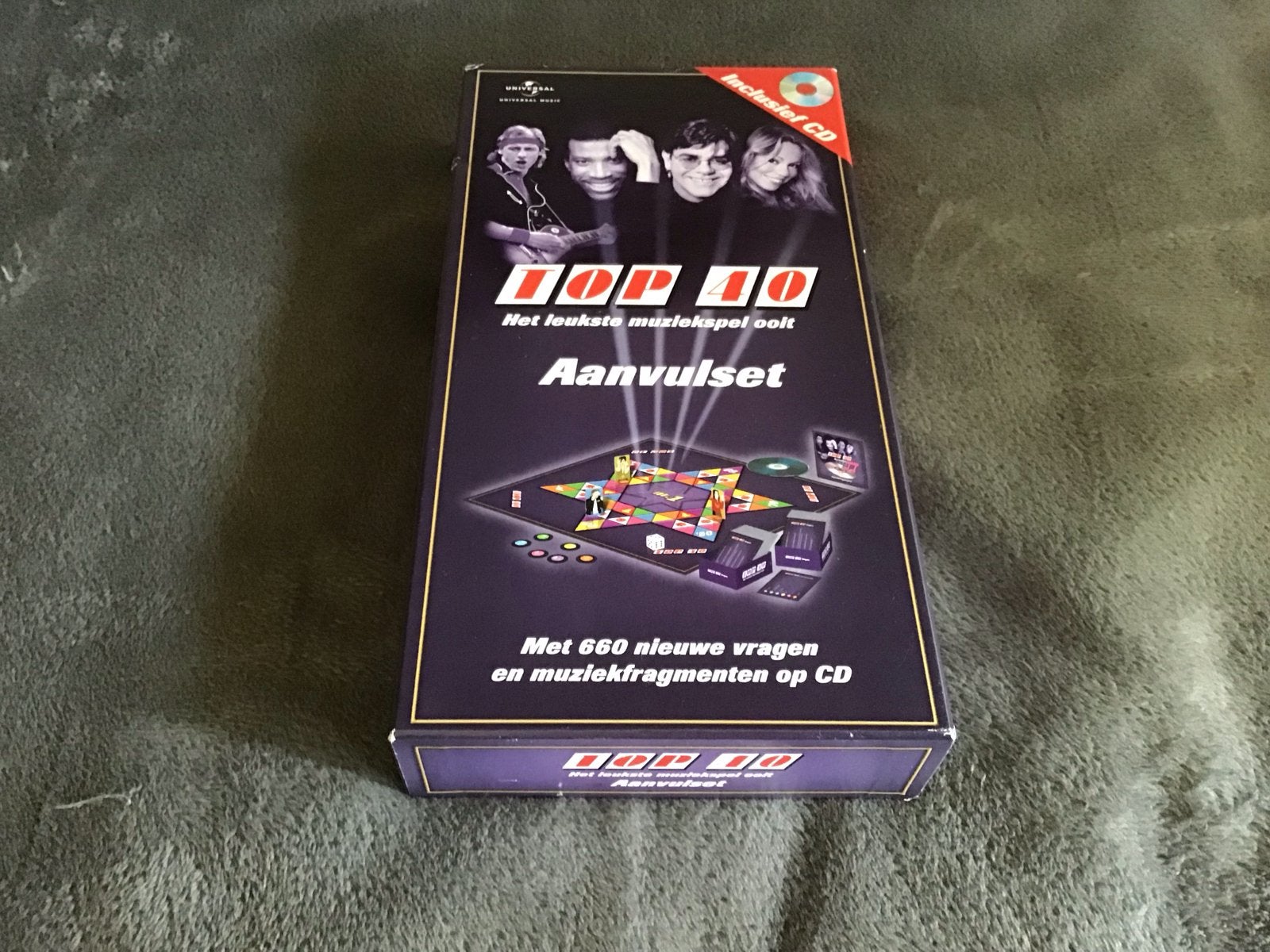 Top 40 Aanvulset - Het leukste muziekspel ooit, Hobby en Vrije tijd, Drie of vier spelers, Ophalen of Verzenden, Zo goed als nieuw