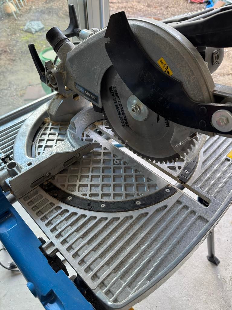 Güde GFO 1801 Flipover, Ophalen, 70 mm of meer, Zo goed als nieuw, Afkortzaag