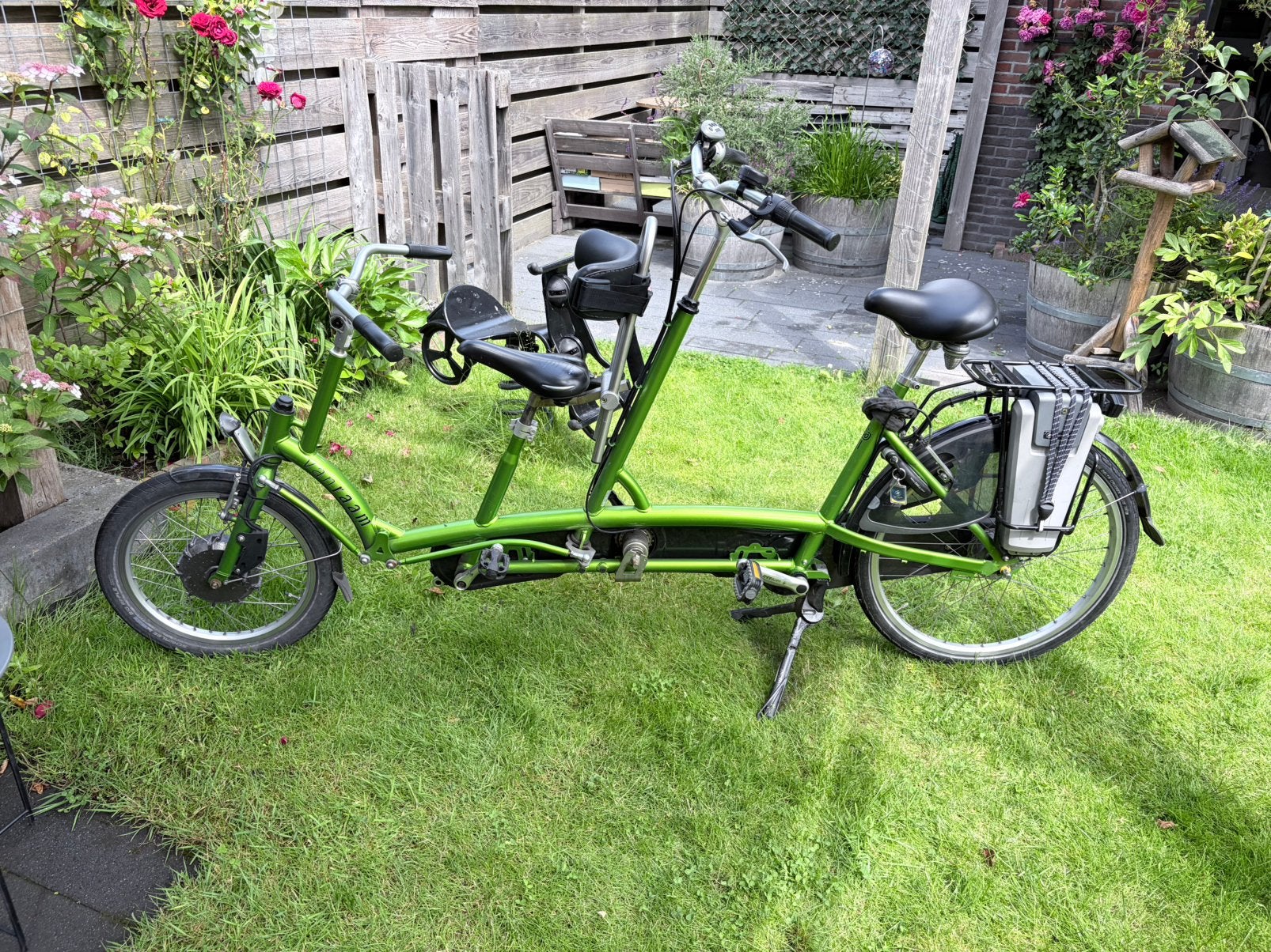 Van raam kivo elektrische tandem, Ophalen, Gebruikt, Minder dan 49 cm, Minder dan 10 versnellingen