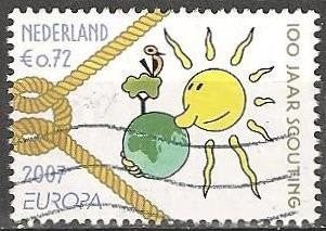 Scouting 2515 O. ADV. No.1 D., Postzegels en Munten, Postzegels | Nederland, Verzenden, Na 1940, Gestempeld