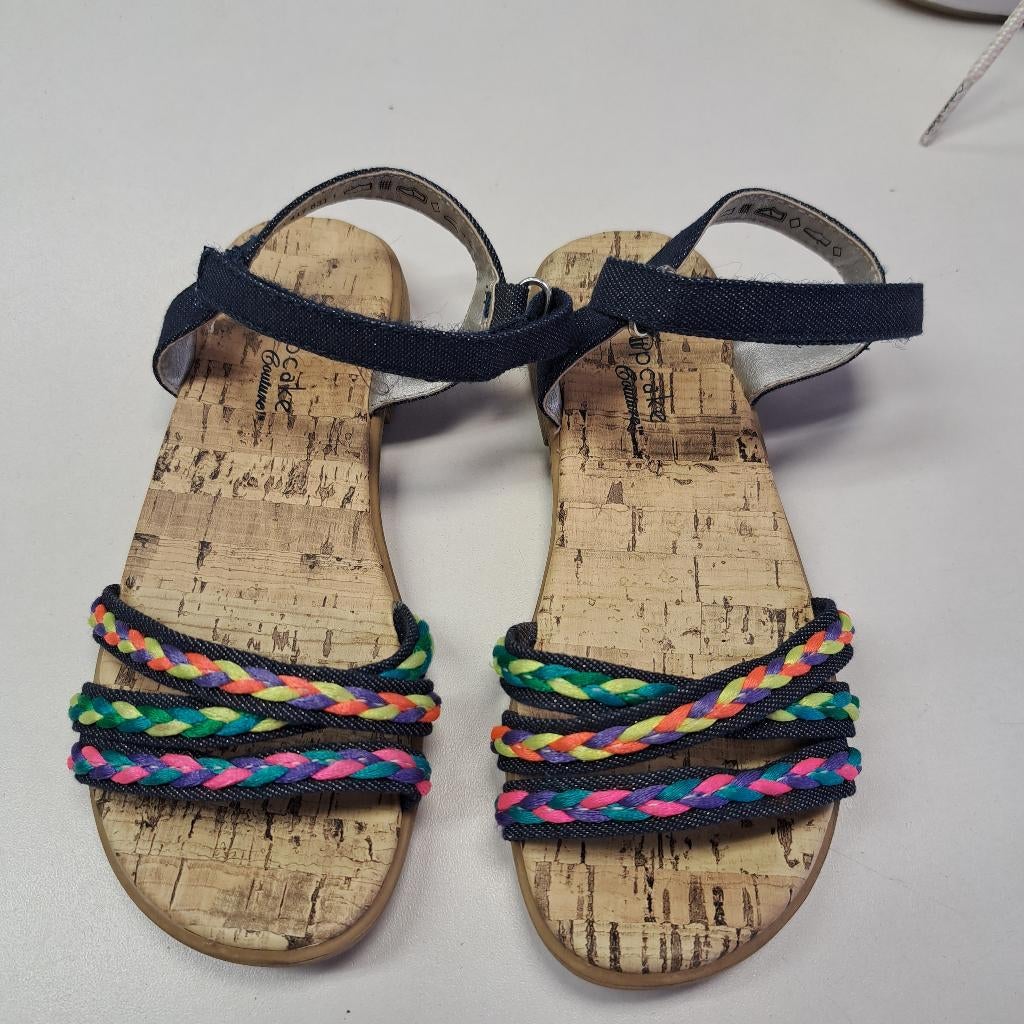 Cupcake Couture sandaaltjes slippers denim maat 28 nr 48255