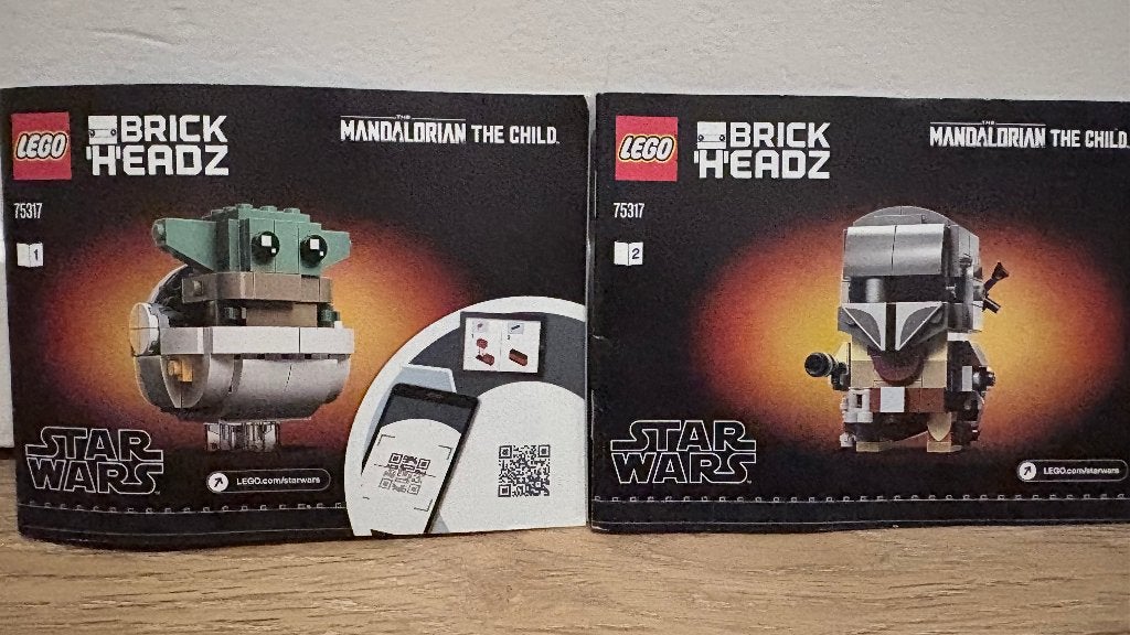 LEGO Star Wars BrickHeadz The Mandalorian & The Child 75317, Star Wars, Lego, Ophalen of Verzenden, Zo goed als nieuw