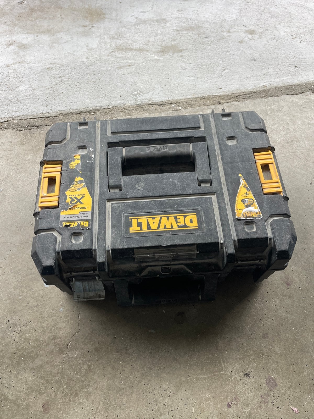 DeWalt TSTAK gereedschapskoffer (leeg), Ophalen of Verzenden, Gebruikt