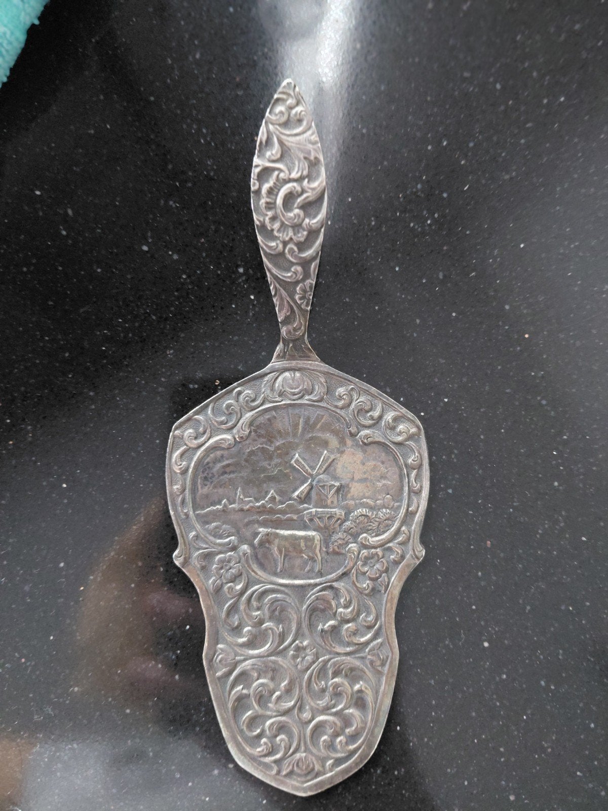 Antiek verzilverde taartschep - PAKO ZILVER, Ophalen of Verzenden, Zilver