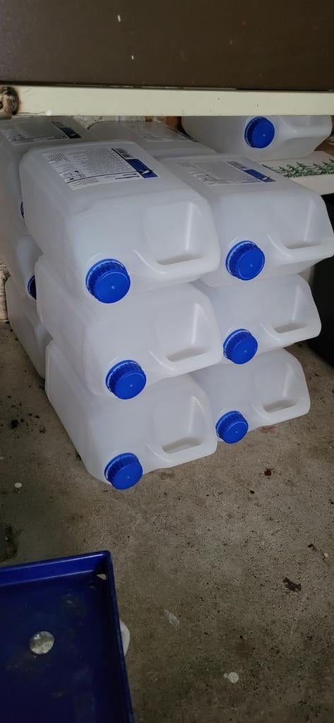 Lege Jerrycan's 5 Liter - Schoon, alleen water ingezeten, Ophalen of Verzenden, Zo goed als nieuw, Overige typen
