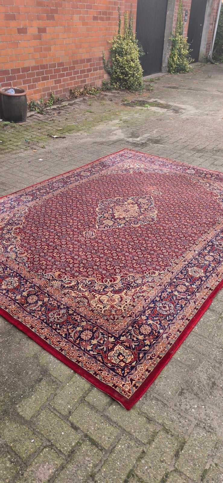 prachtig groot vintage Perzisch wollen tapijt 300x200!, Perzisch, 200 cm of meer, Ophalen of Verzenden, Zo goed als nieuw
