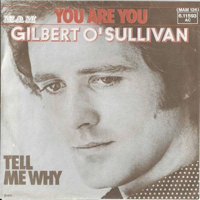 GILBERT O`SULLIVAN  1975  SUPER !!! S2368, Ophalen of Verzenden, Gebruikt, 7 inch, Pop