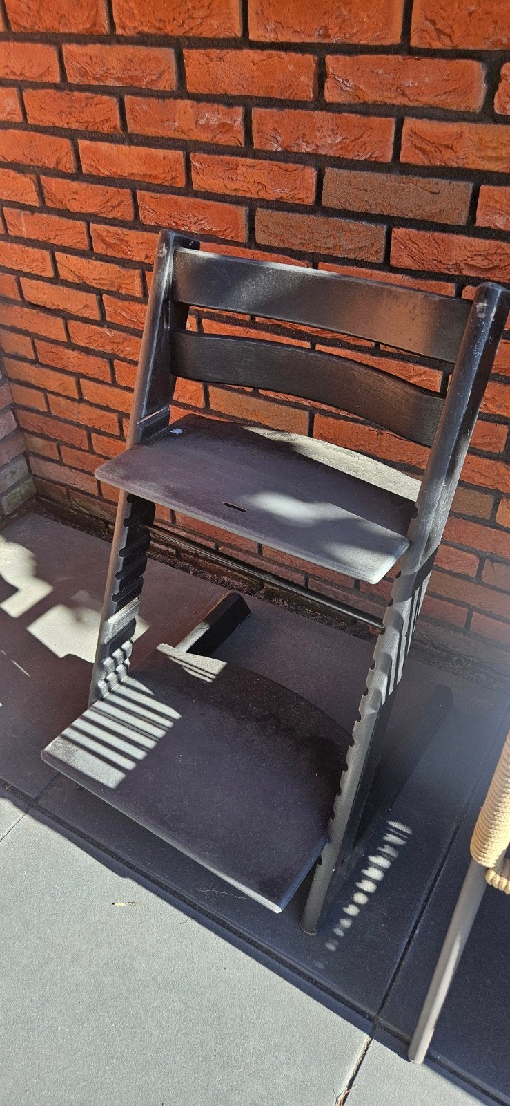 Stokke Tripp Trapp originele kinderstoel hout, Ophalen, Gebruikt, Meegroeistoel