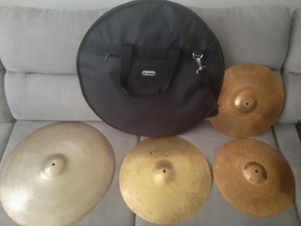 Cymbalen set met tas, Ophalen, Gebruikt, Overige merken