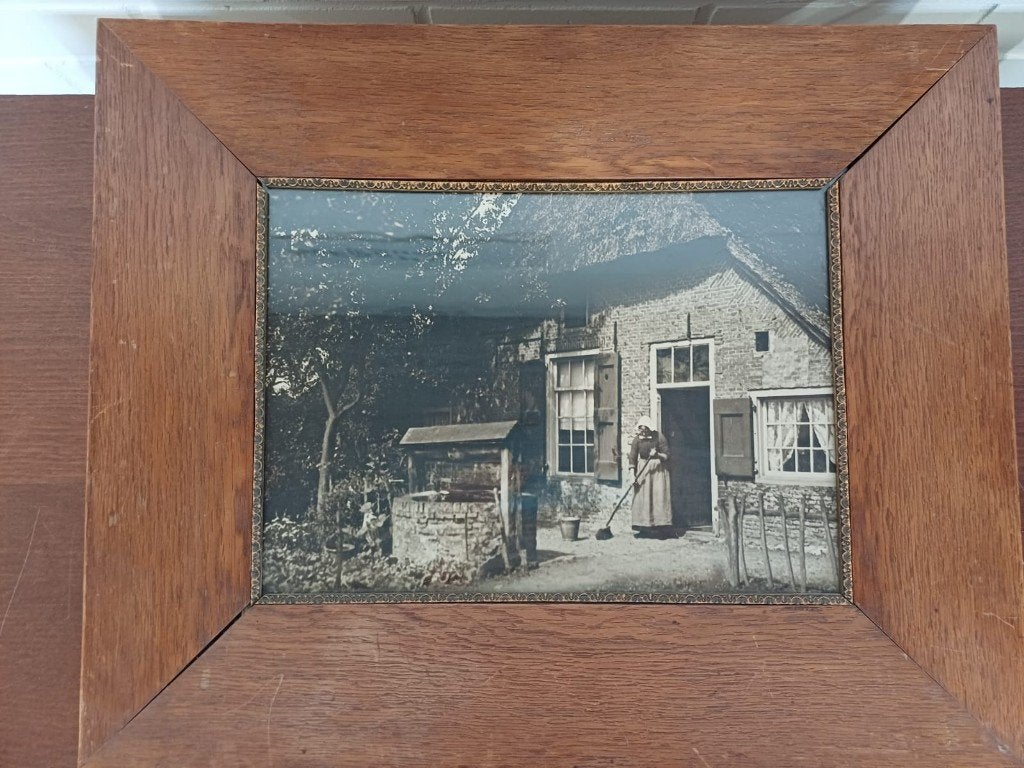 Schilderij met foto - Ellecom bij de steeg Gelderland, Ophalen of Verzenden