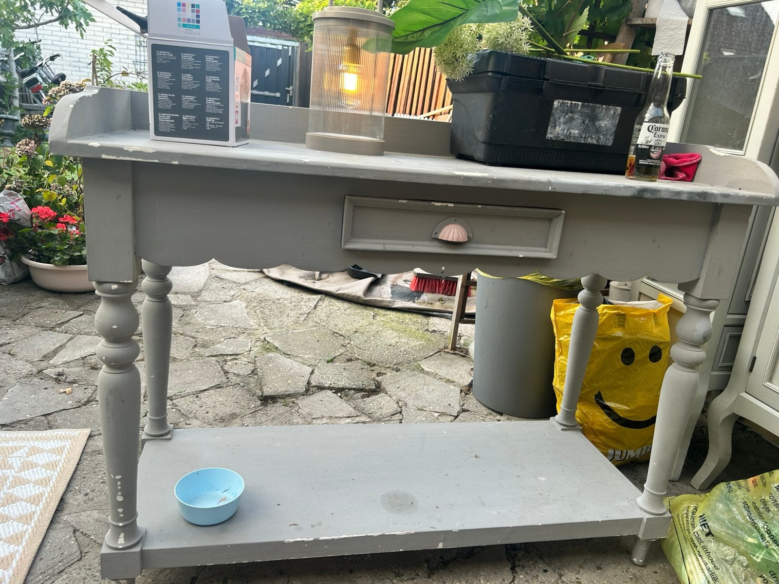 Sidetable gratis, Ophalen, 100 tot 150 cm, Zo goed als nieuw, 25 tot 50 cm