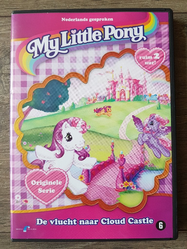 Dvd : My little pony -- De vlucht naar Cloud Castle --, Alle leeftijden, Ophalen of Verzenden, Zo goed als nieuw, Tekenfilm