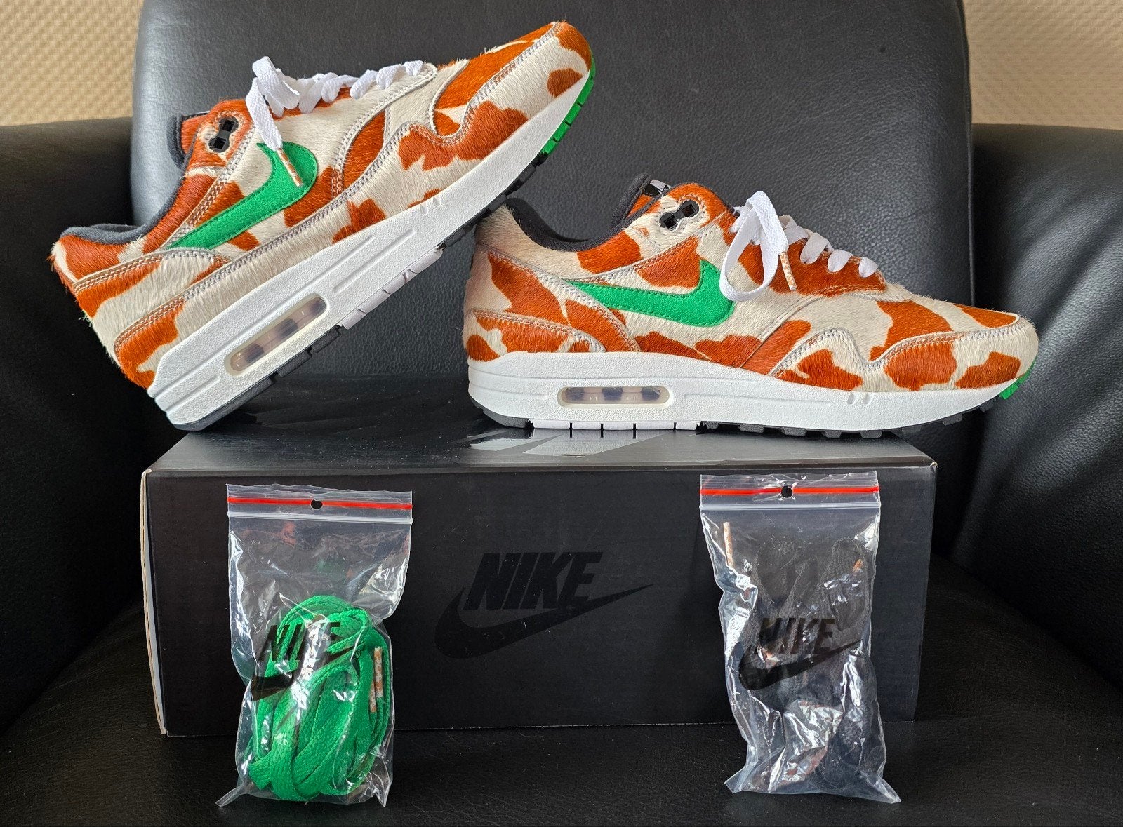 Nike Air Max 1 DLX “Animal Atmos 3.0 Giraffe” – Maat 41, Overige kleuren, Nike, Nieuw, Ophalen of Verzenden
