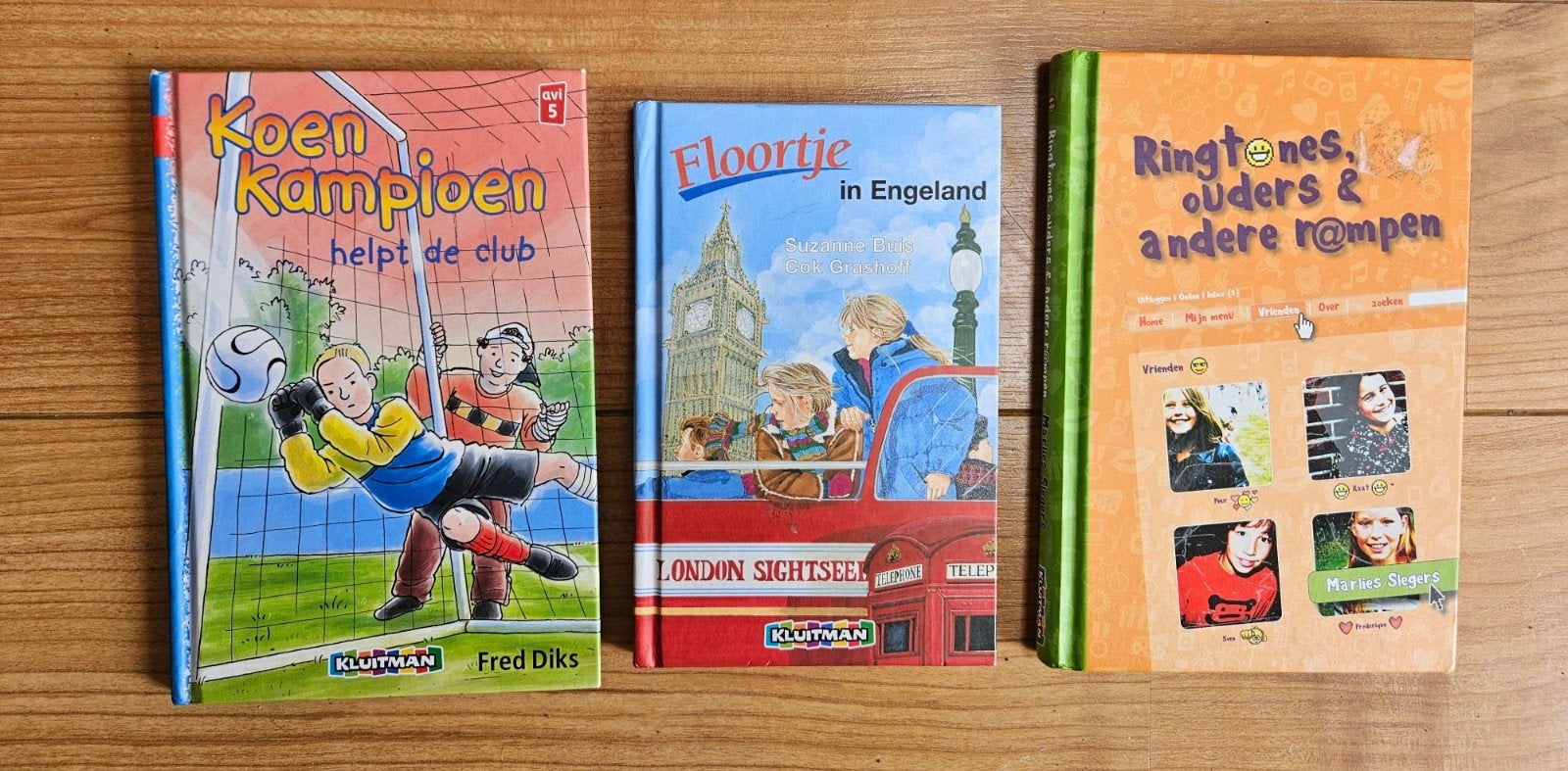 3 kinderboeken: Koen Kampioen, Floortje, Ringtones, Ophalen of Verzenden, Zo goed als nieuw, Fred Diks, Suzanne Buis, Cock Grashoff, Maroesjka Segers