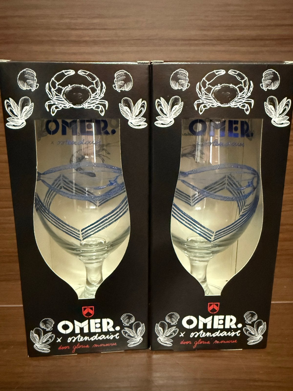 Omer Limited Edition Ostendaise 2026 bierglas Gloria Monsere, Ophalen of Verzenden, Nieuw, Glas of Glazen, Overige merken