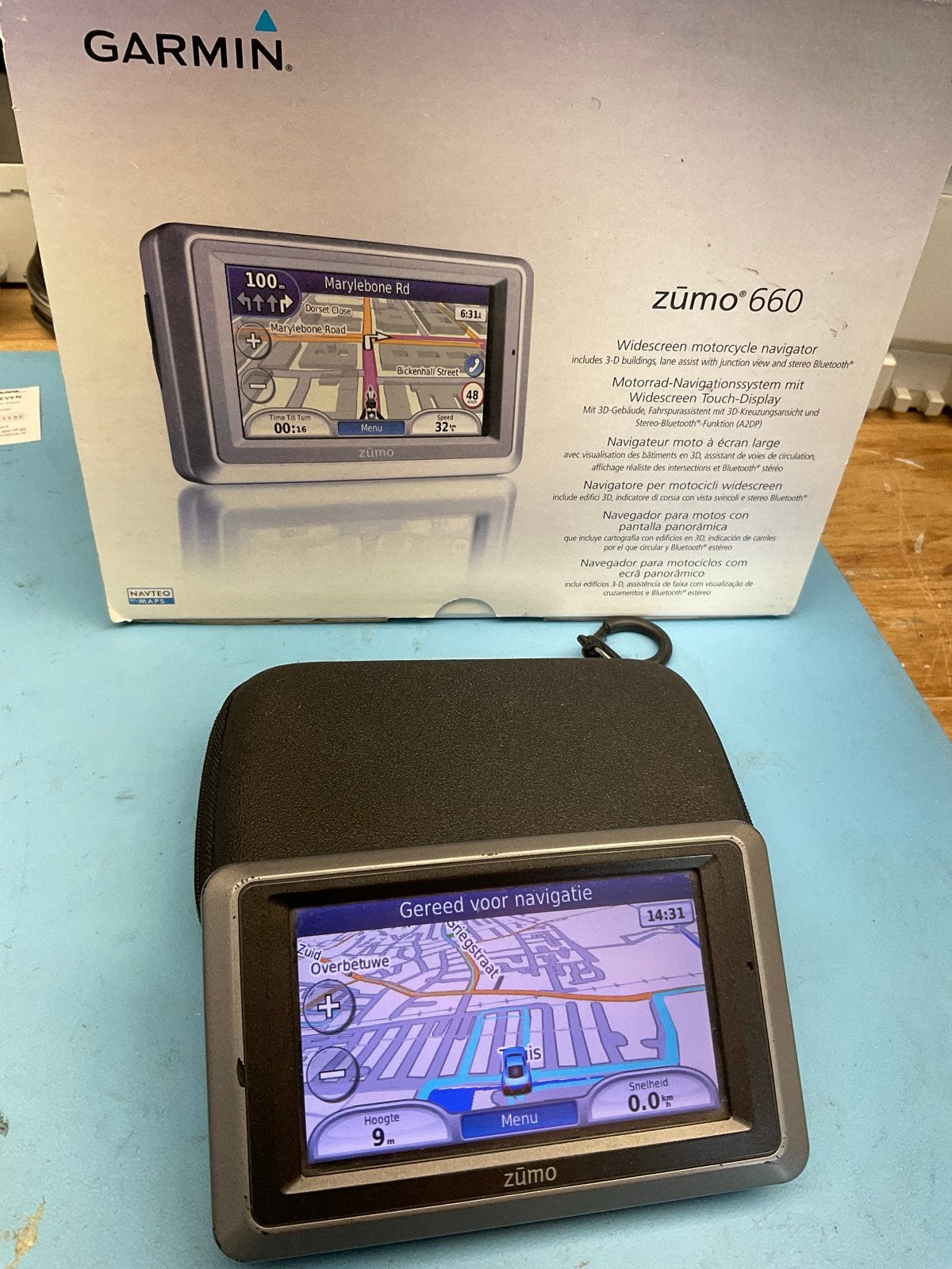 Garmin Zumo 660 Motorfiets Navigatie met Accessoires, Ophalen of Verzenden, Gebruikt