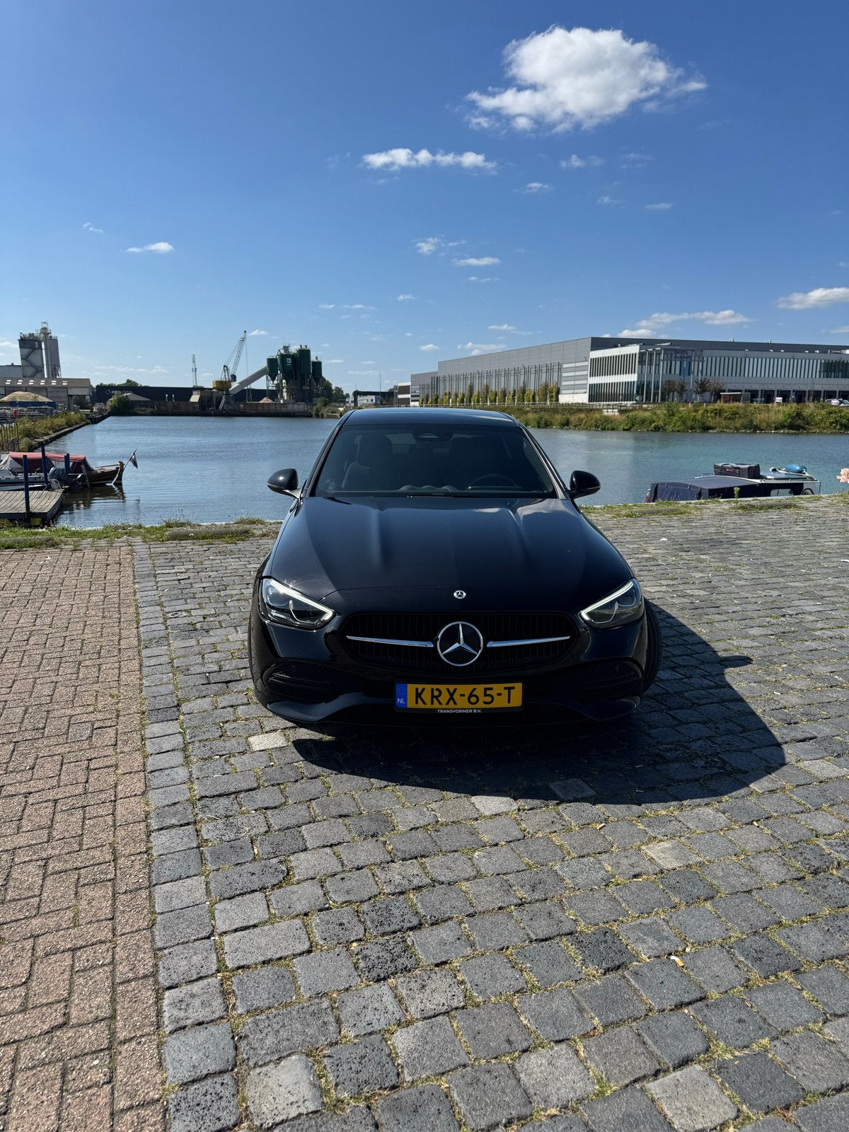 Mercedes-Benz C-Klasse C200 D 163pk 9G-TRONIC 2023 Zwart, Auto's, Achterwielaandrijving, 1800 kg, 4 cilinders, Leder en Stof