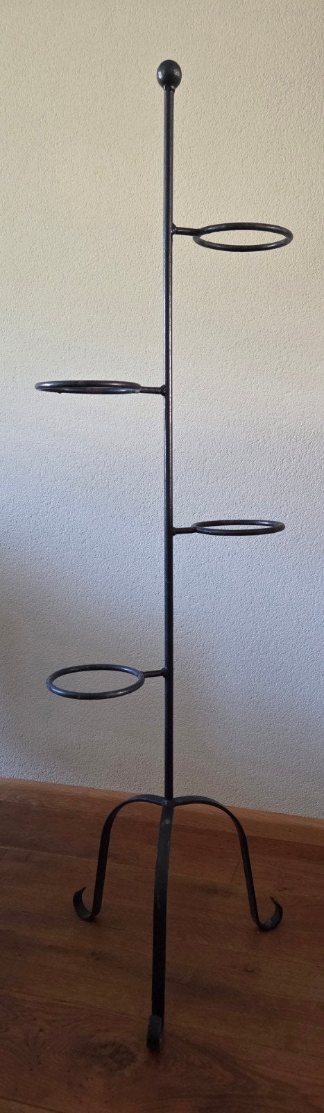 metalen planten standaard voor 4 bloempotten, Tuin en Terras, Ophalen, Gebruikt, Rond, Minder dan 25 cm