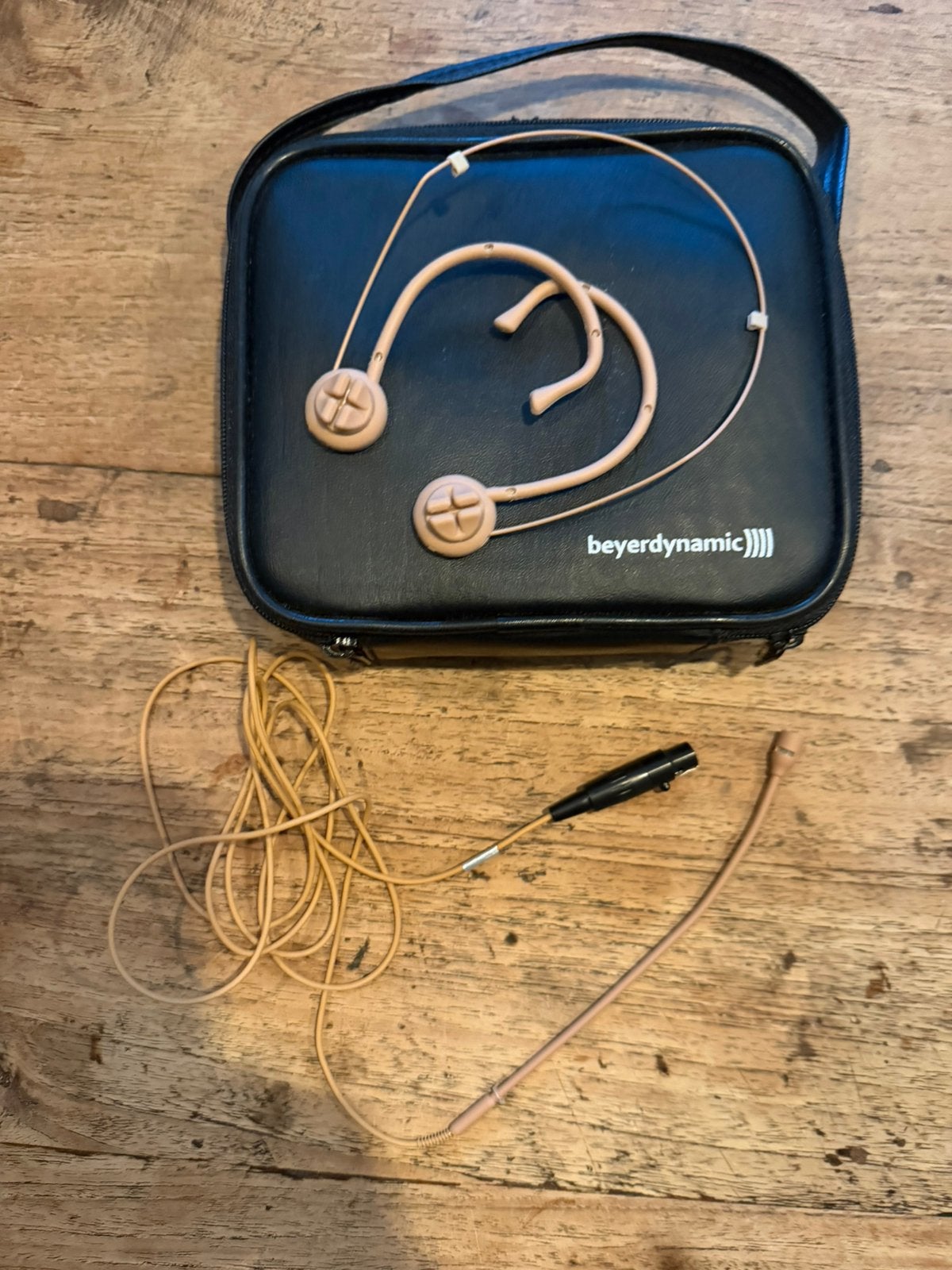 Beyerdynamic Headset Microfoon met Draagtas, Muziek en Instrumenten, Microfoons, Ophalen of Verzenden, Gebruikt, Zangmicrofoon