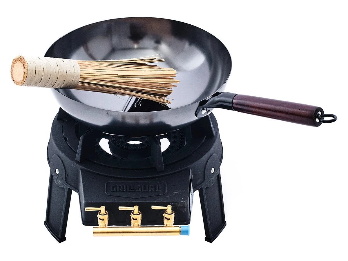 Grill Guru Easy Asia Complete Outdoor Wok Brander Kit, Ophalen, Overige typen, Nieuw, Zwart