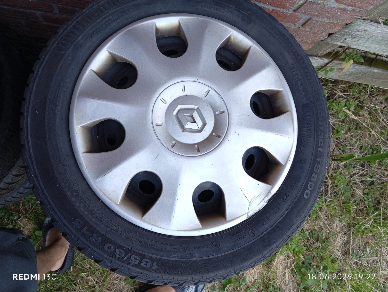 Wielen met winter banden, Auto diversen, Wieldoppen, Ophalen, Gebruikt