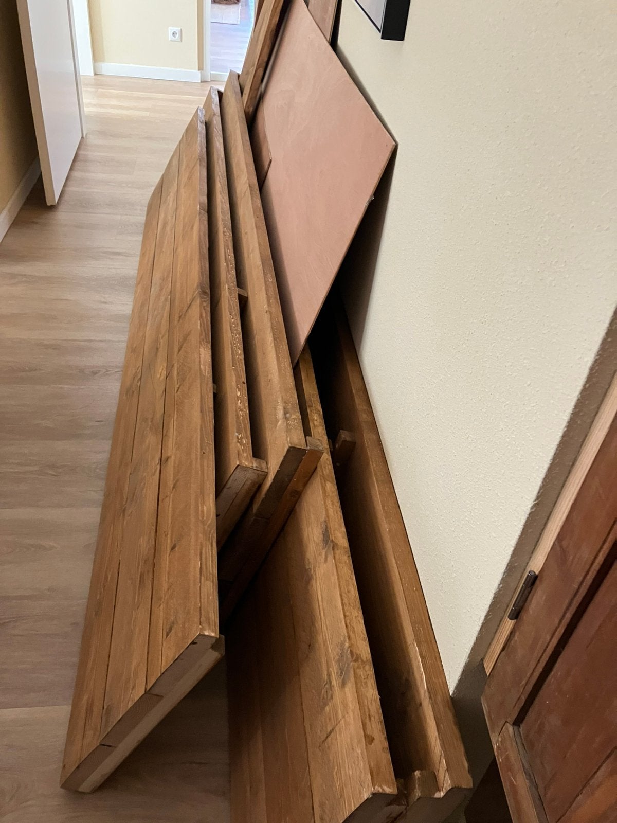 Steigerhout van mijn inloopkast prijs aangepast, Ophalen, Gebruikt, 25 tot 50 mm, Plank