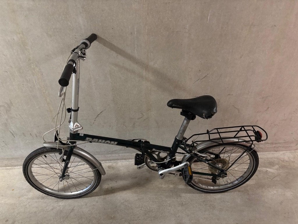 Dahon 20 inch vouwfiets met versnellingen en bagagedrager, 20 inch of meer, Velgrem, Versnellingen, Ophalen of Verzenden