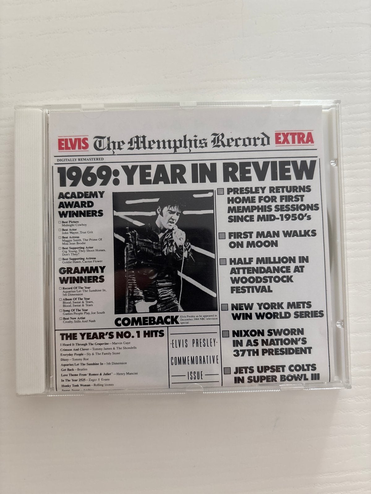 CD Elvis Presley - 1969 Year in Review-the memphis record, Verzamelen, Ophalen of Verzenden, Zo goed als nieuw, Cd of Plaat