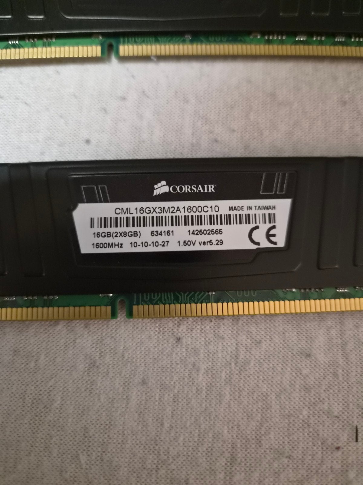 Corsair Vengeance 16GB (2x8GB) DDR3 RAM 1600MHz, Gebruikt, Server, DDR3, Ophalen of Verzenden