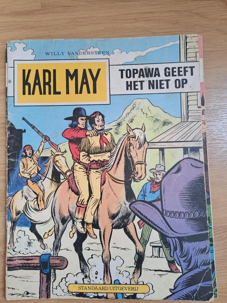 Karl May, Topawa geeft het niet op, Eén stripboek, Ophalen of Verzenden, Gelezen