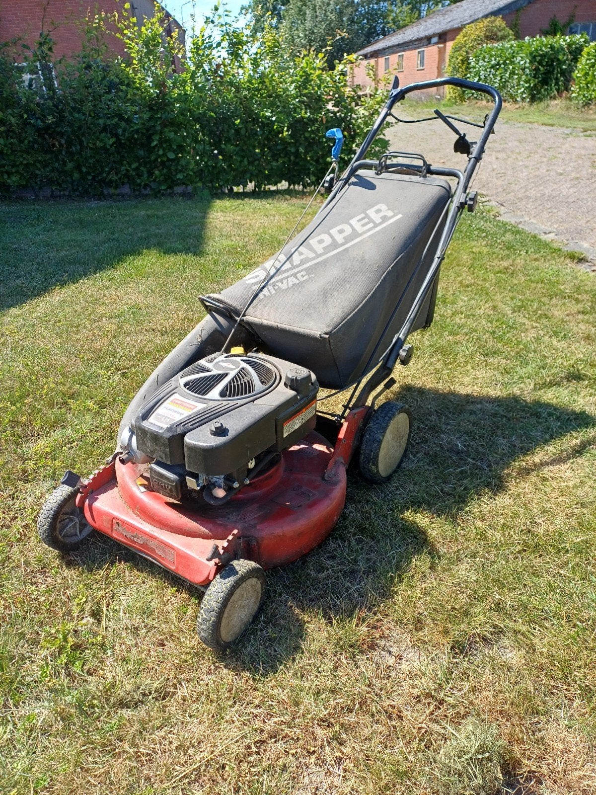 Grasmaaier met versnelling, Ophalen, Cirkelmaaier, Gebruikt, Benzine-grasmaaier