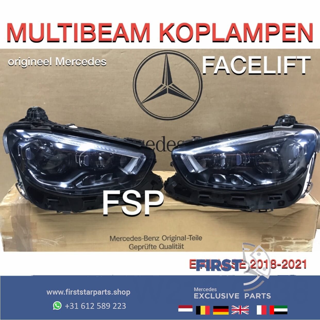 W213 W238 FACELIFT E klasse LED MULTIBEAM koplampen originee