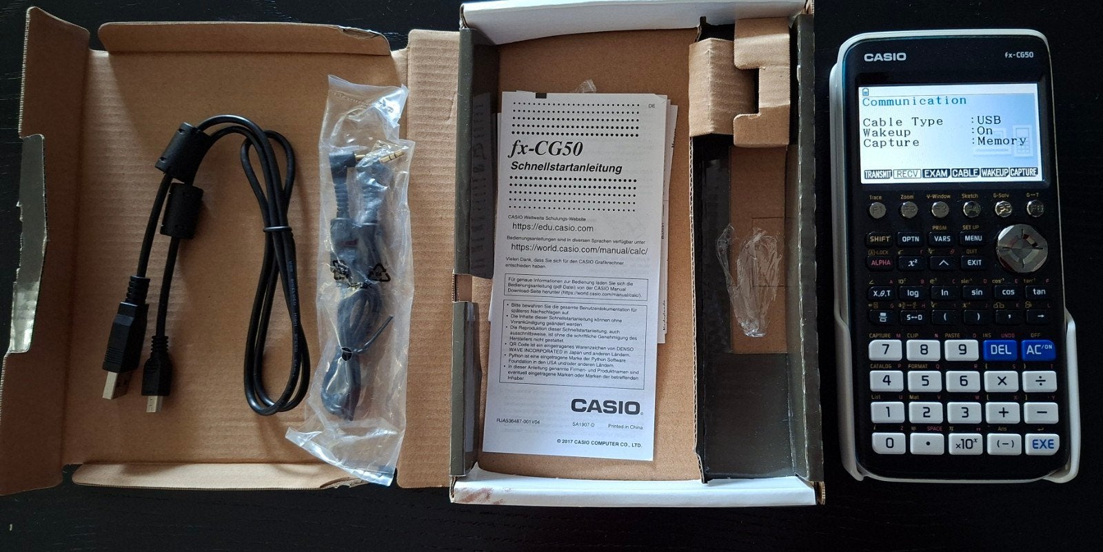 Grafische rekenmachine Casio FX-CG50 
Casio FX-CG50, Diversen, Ophalen of Verzenden, Grafische rekenmachine, Zo goed als nieuw